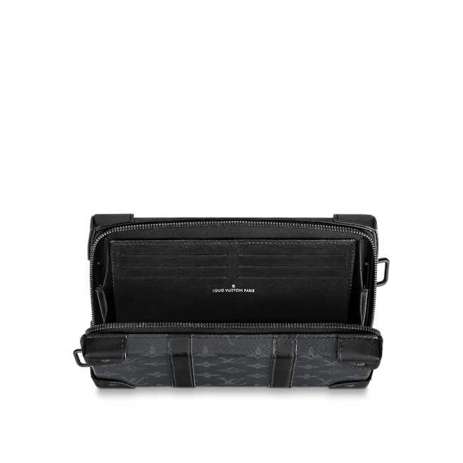 ルイヴィトン ソフトトランクウォレット コピー ショルダーバッグ★モノグラムエクリプス キャンバス M69838